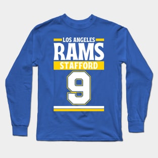 Los Angeles Rams Stafford 9 American Football Edition 3 Long Sleeve T-Shirt